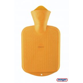 0,8 Liter Gummi-Wärmflasche, gelb