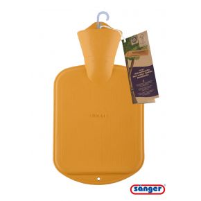 0,8 Liter Sänger FSC Gummi-Wärmflasche, gelb