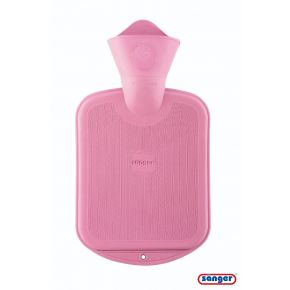 0,8 Liter Gummi-Wärmflasche, rosé