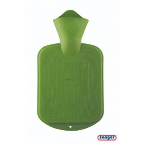 0,8 Liter Gummi-Wärmflasche, apfelgrün