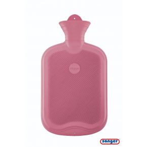 2,0 Liter Gummi-Wärmflasche, rosé