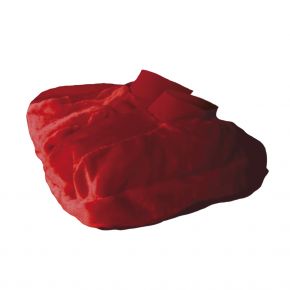 Fußwärmer, rot - mit 2,0 Liter Wärmflasche
