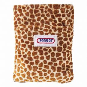 Körnerkissen "Giraffe", Kirschsteinfüllung, 20x15 cm