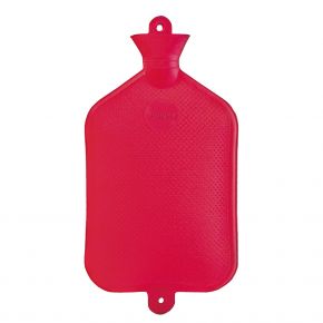 2,0 Liter Wärmflasche, rot, 40 x 20 cm